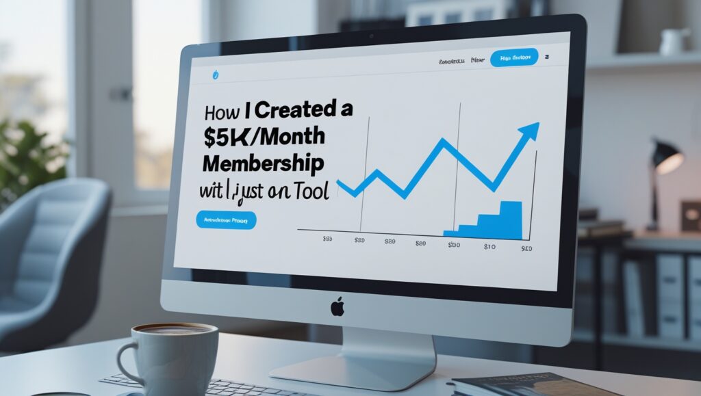 How I Created a $5K/Month Membership with Just One Tool