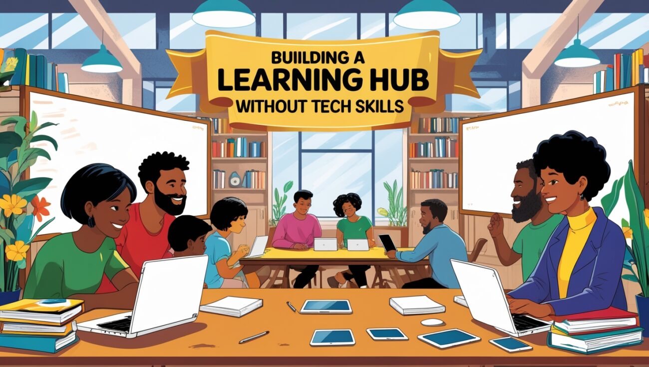 How to Build a Learning Hub Without Tech Skills