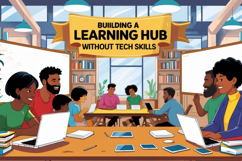 How to Build a Learning Hub Without Tech Skills