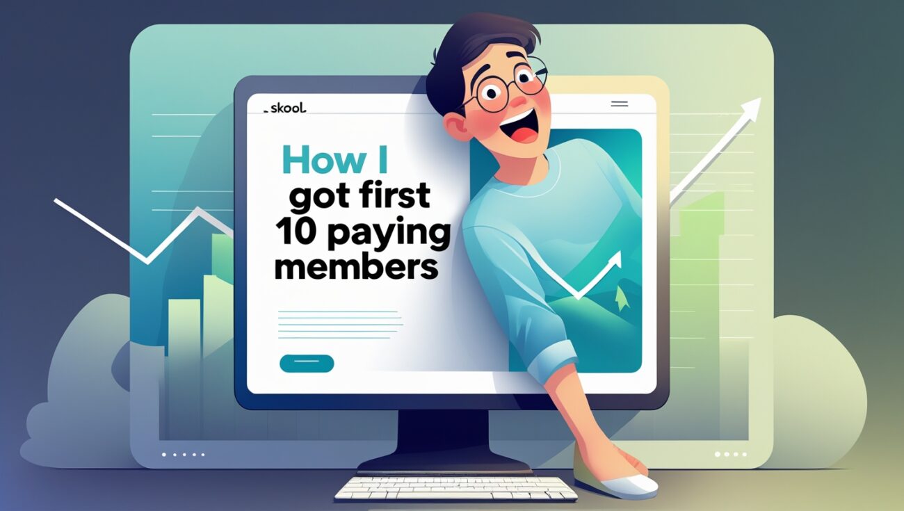 How I Got My First 10 Paying Members with Skool