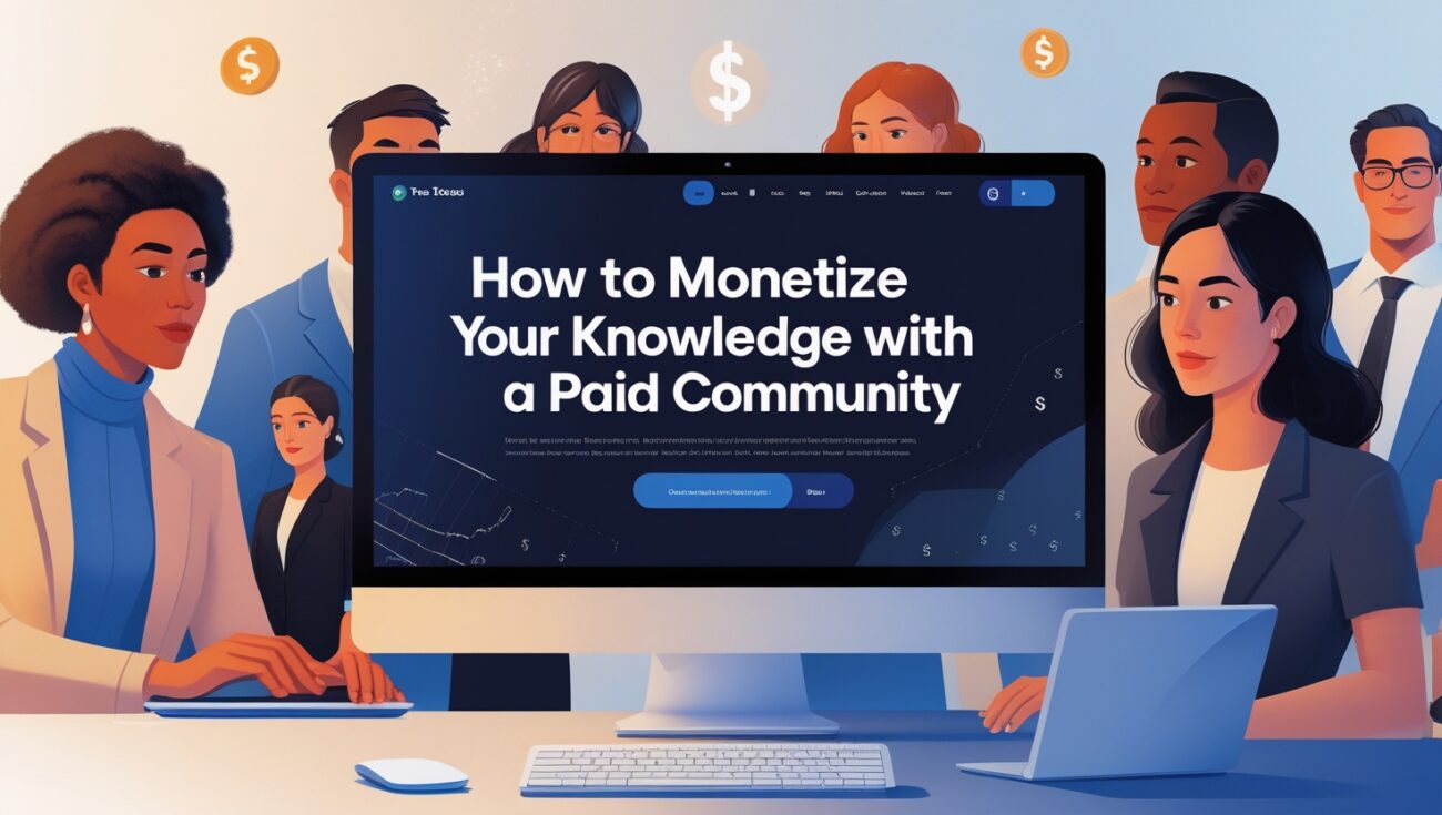 How to Monetize Your Knowledge with a Paid Community