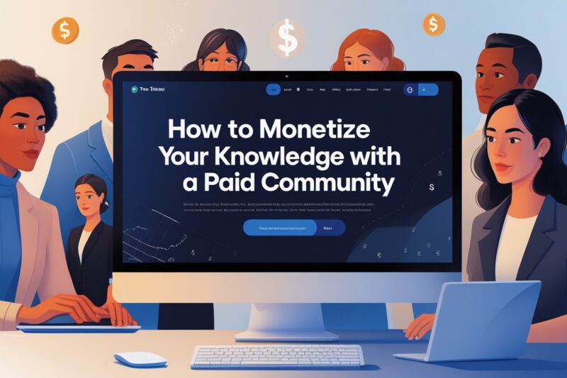 How to Monetize Your Knowledge with a Paid Community