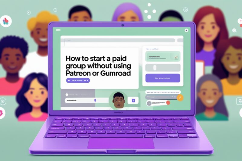 How to Start a Paid Group Without Using Patreon or Gumroad