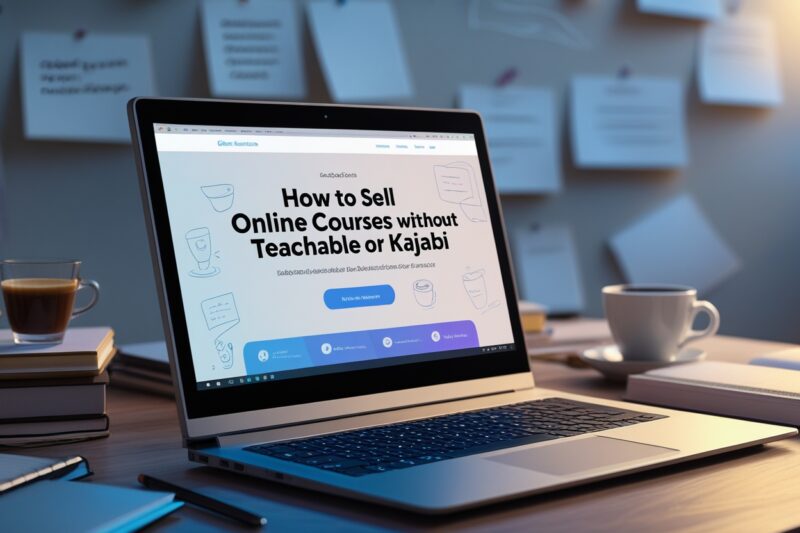 How to Sell Online Courses Without Teachable or Kajabi