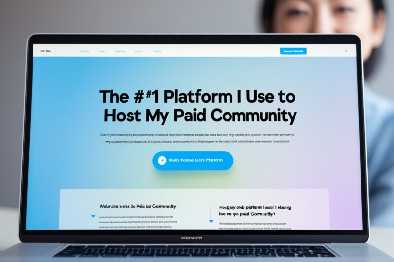 The #1 Platform I Use to Host My Paid Community