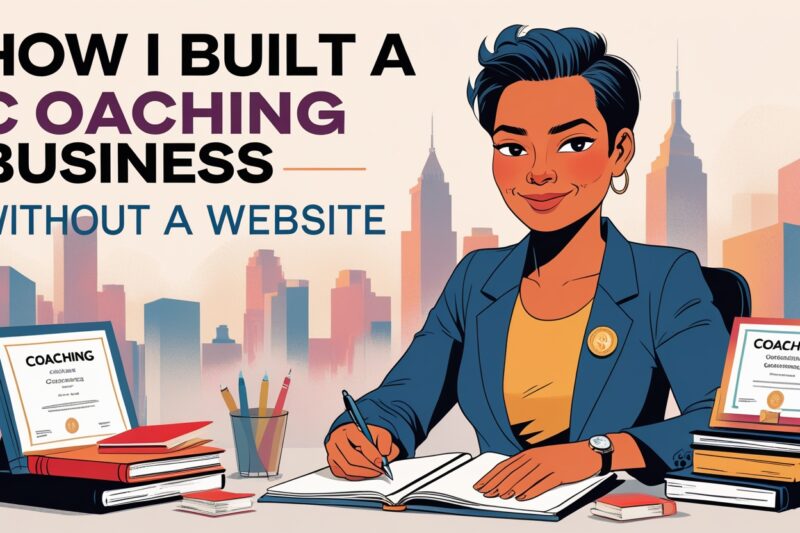 How I Built a Coaching Business Without a Website
