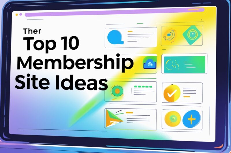 Top 10 Membership Site Ideas You Can Launch This Year