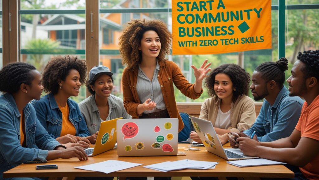 Start a Community Business With Zero Tech Skills