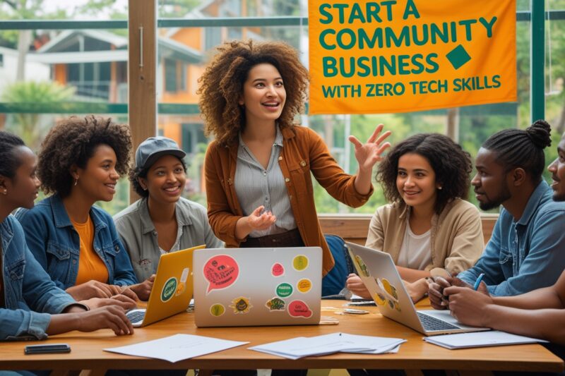 Start a Community Business With Zero Tech Skills