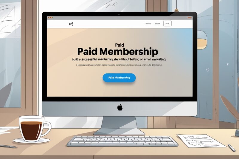 Build a Paid Membership Without Email Marketing