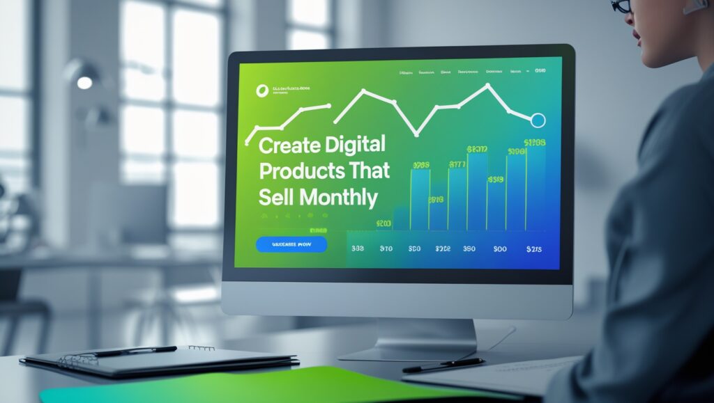 How to Create Digital Products That Sell Monthly