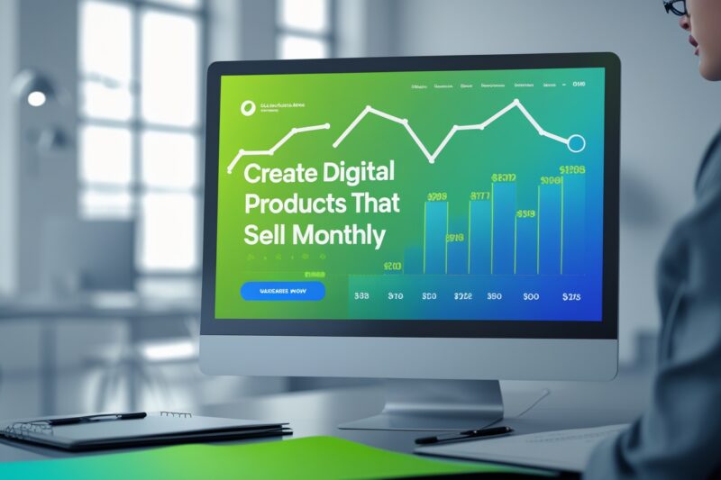 How to Create Digital Products That Sell Monthly