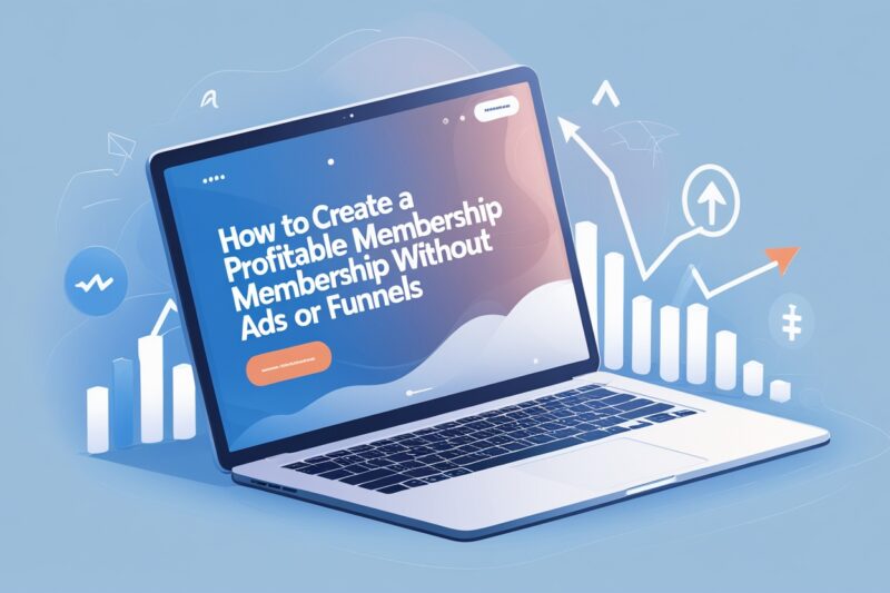 How to Create a Profitable Membership Without Ads or Funnels