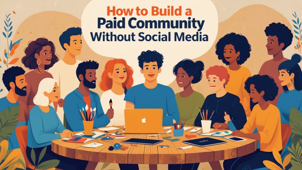 How to Build a Paid Community Without Social Media