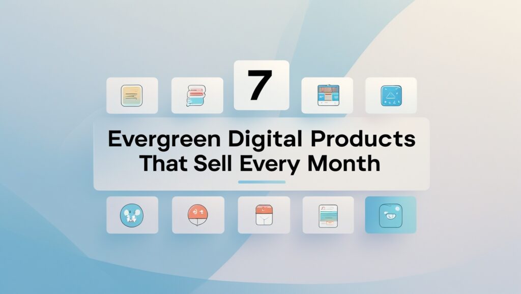 7 Evergreen Digital Products That Sell Every Month