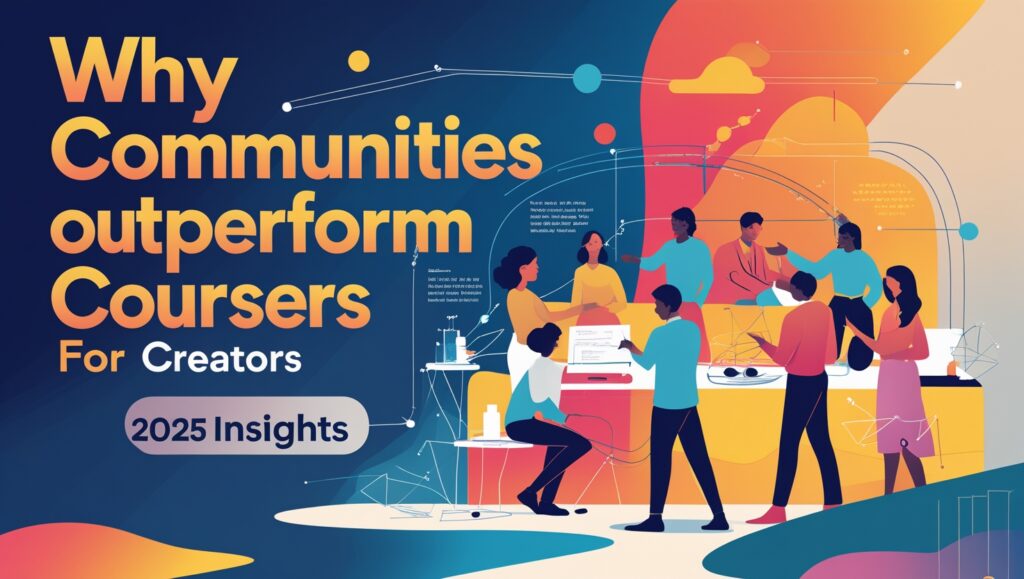 Why Communities Outperform Courses for Creators (2025 Insights)