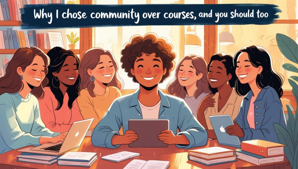 Why I Chose Community Over Courses (And You Should Too)