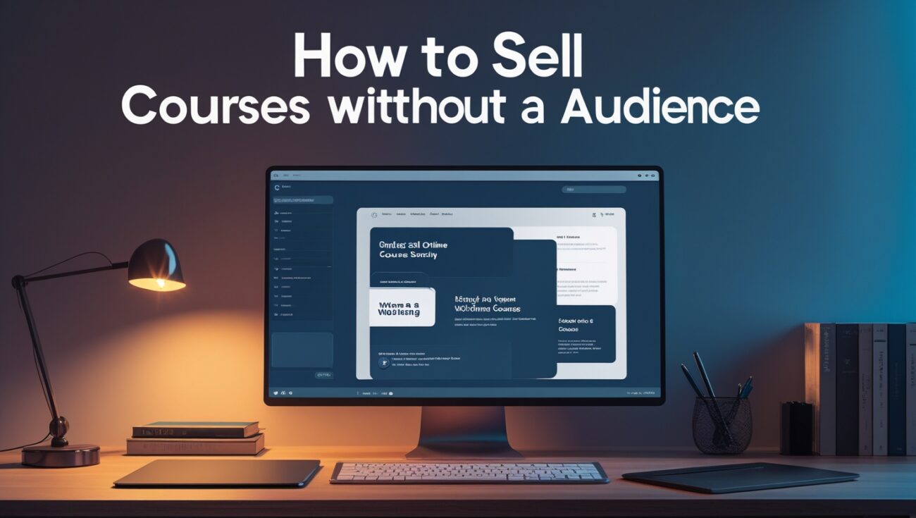 How to Sell Online Courses Without a Big Audience