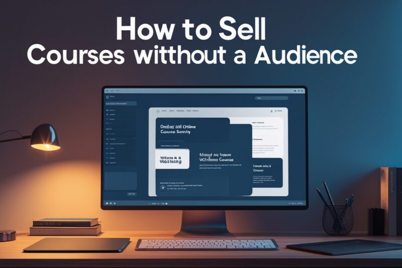 How to Sell Online Courses Without a Big Audience