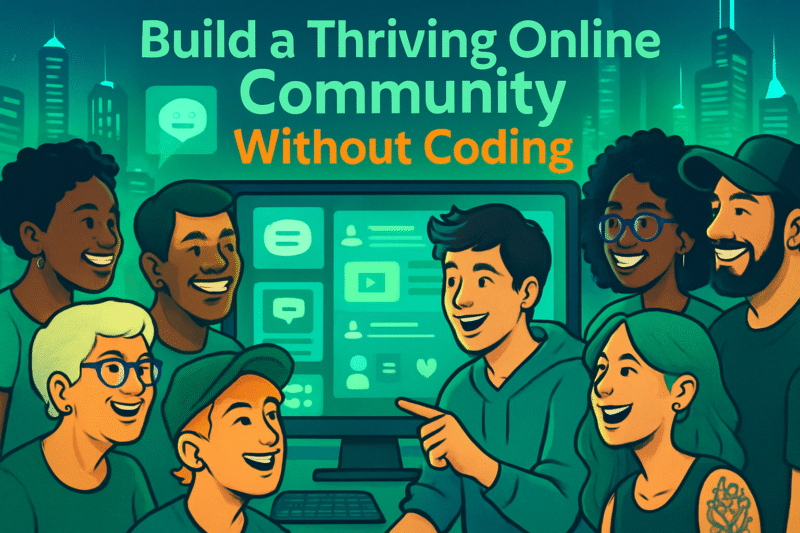 How to Build a Thriving Online Community Without Coding