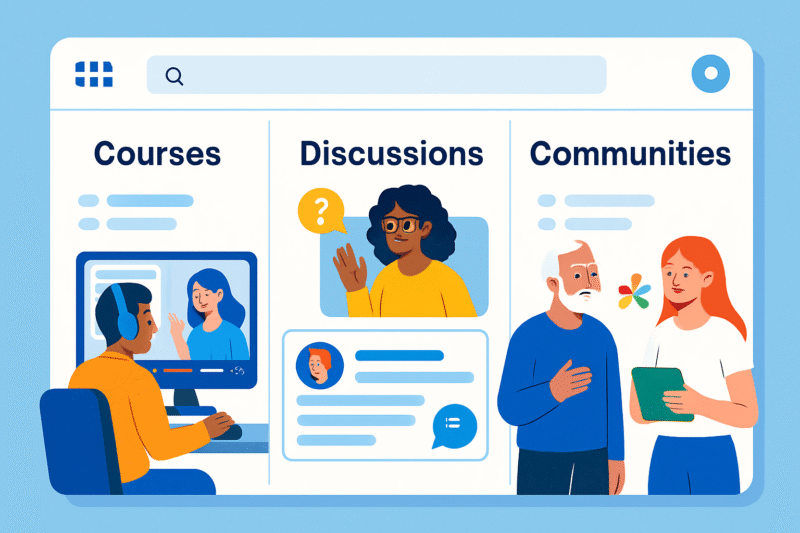 How to Host Courses, Discussions, and Communities in One Platform