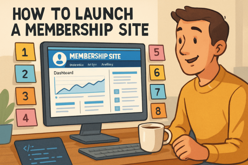 Step-by-Step Guide to Launching Your First Membership Site