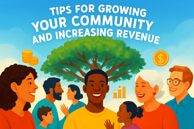 Tips for Growing Your Community and Increasing Revenue