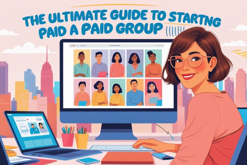 The Ultimate Guide to Starting a Paid Group Online