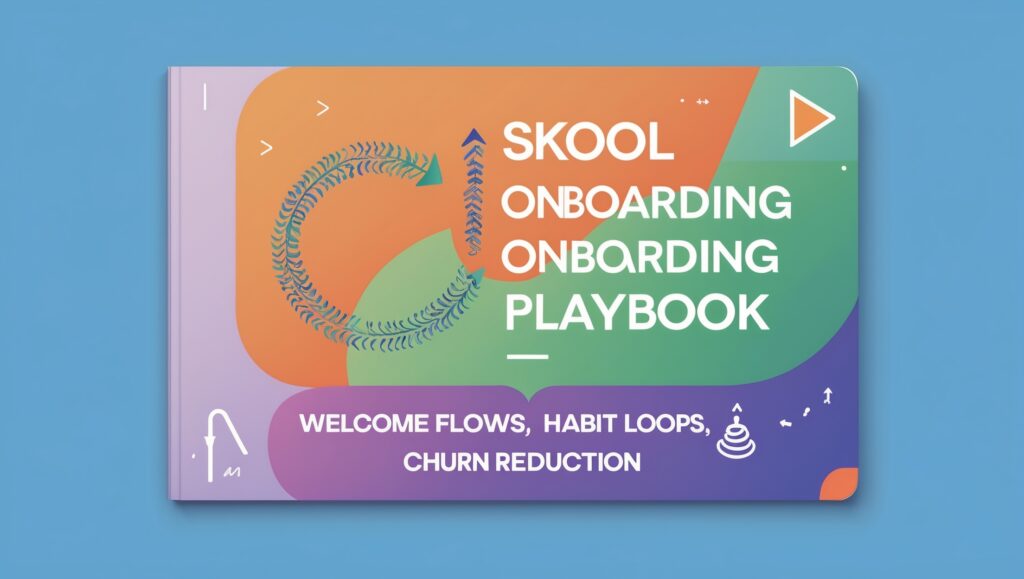 Skool Onboarding Playbook: Welcome Flows, Habit Loops & Churn Reduction