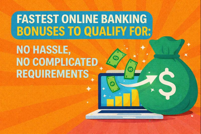 Fastest Online Banking Bonuses to Qualify For: No Hassle, No Complicated Requirements