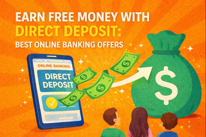 Earn Free Money With Direct Deposit: Best Online Banking Offers