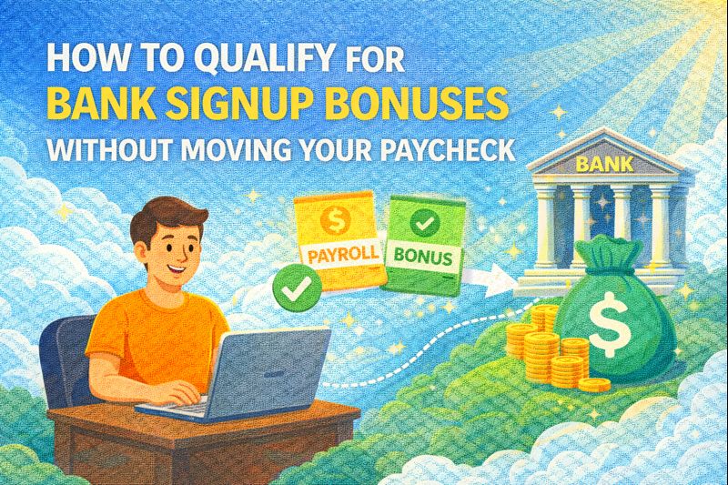 How to Qualify for Bank Signup Bonuses Without Moving Your Paycheck