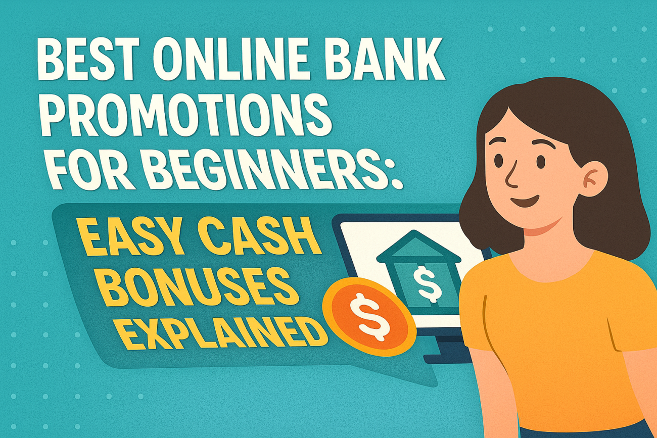 Best Online Bank Promotions for Beginners: Easy Cash Bonuses Explained